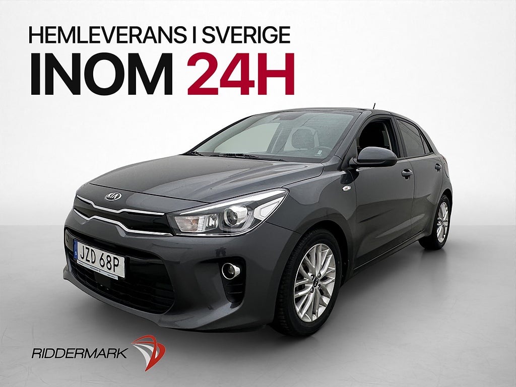 Kia Rio 1.0 T-GDI GLS Kamera CarPlay Rattvärme Två-Brukare