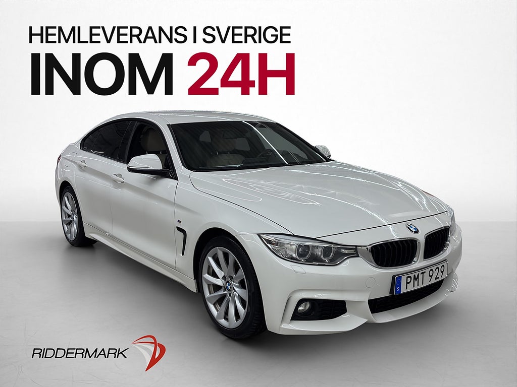BMW 420 D Gran Coupé 190hk M-Sport Ljust-Läder  Dragkrok