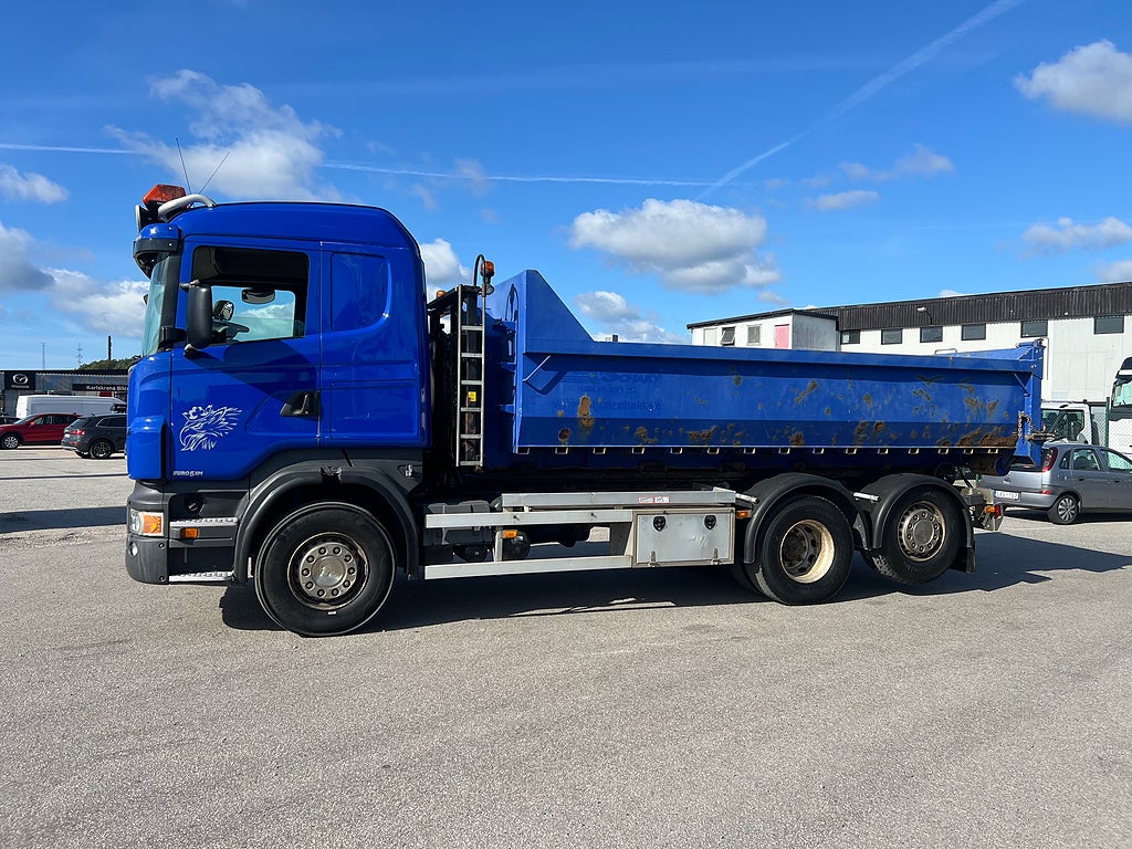 Scania R440 6x2*4 Hiab Lastväxlare inkl Flak, Euro 5