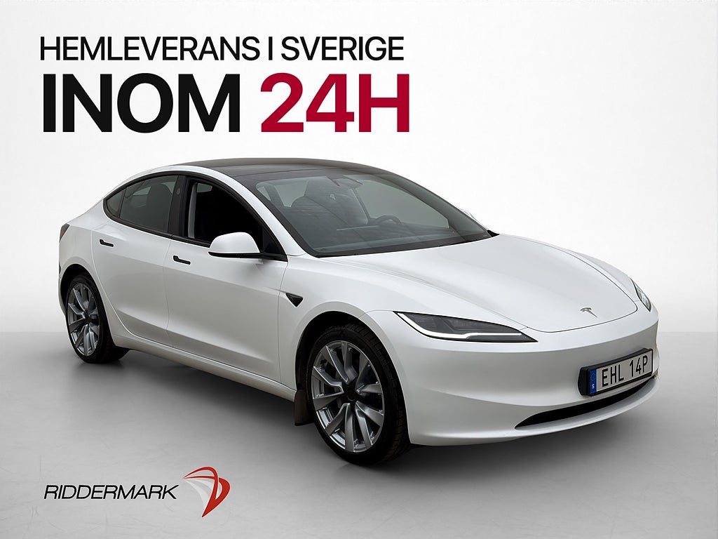 Tesla Model 3 Standard Range 3 Panorama Autopilot Svensksåld