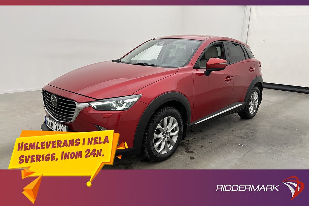 Mazda CX-3 2.0 120hk Optimum BOSE HUD Drag Kamera Navi