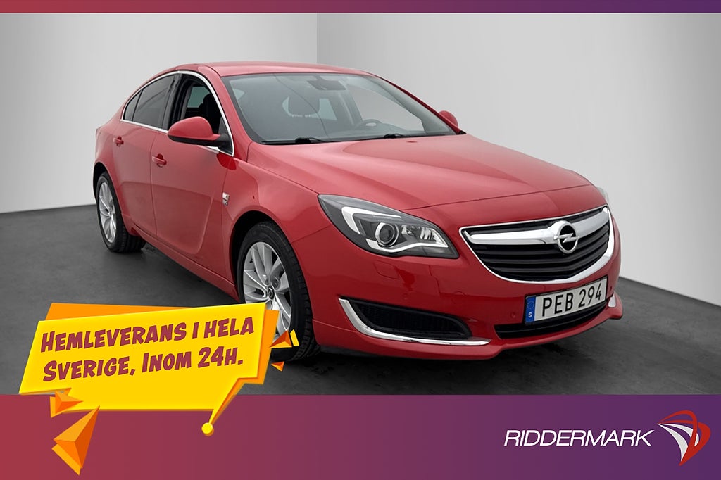 Opel Insignia 1.6 EDIT 170hk Business Sensorer Rattvärme GPS