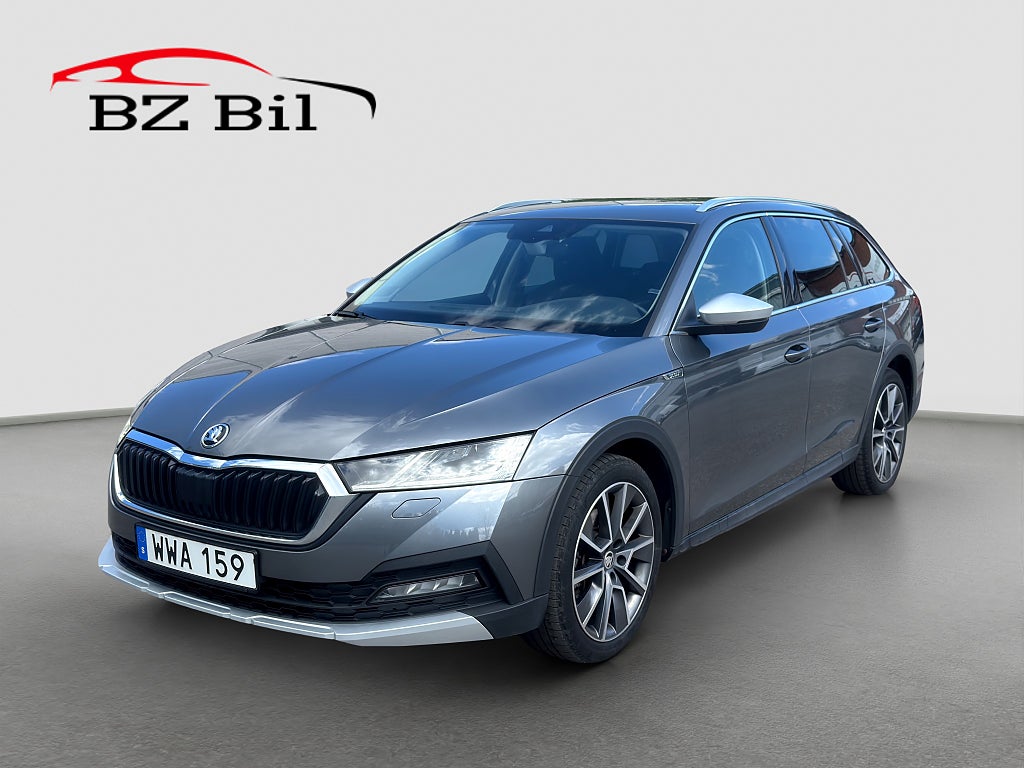 Skoda Octavia Scout 2.0 TDI 4x4 MOMS Drag Värmare B-Kamera 200hk Cockpit