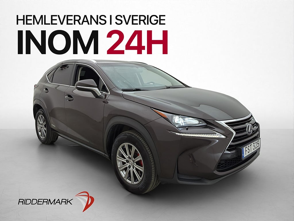 Lexus NX 300h AWD 197hk Dragkrok 492kr Skatt P-Sensorer