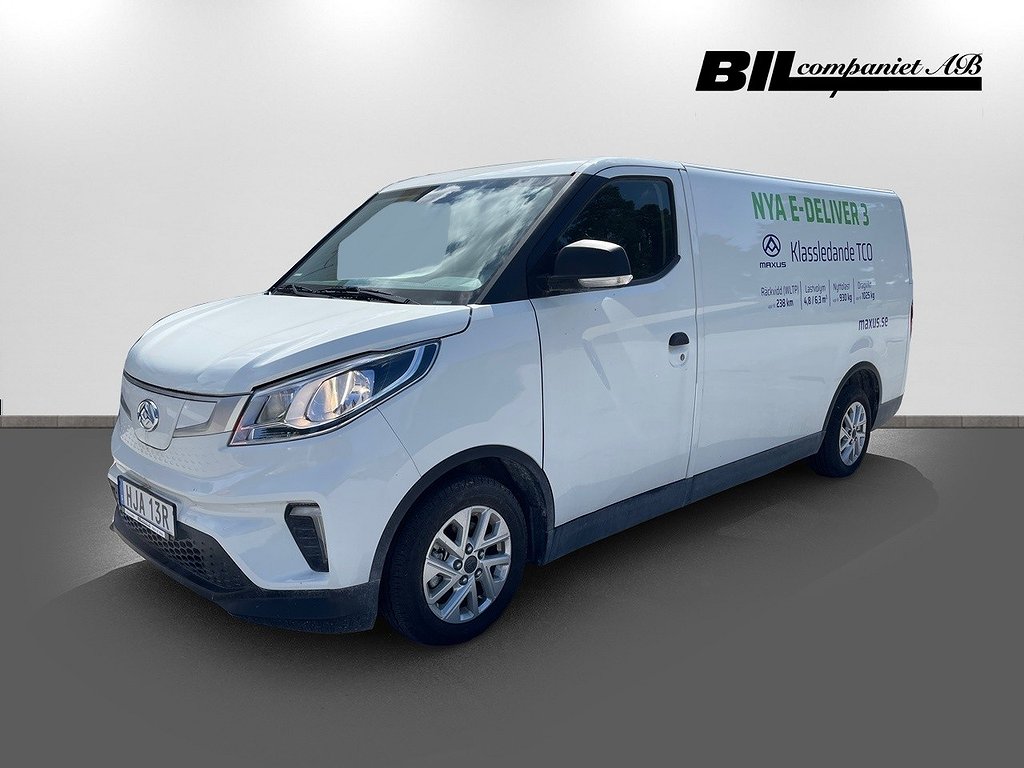 Maxus E-Deliver 3 LWB 6,3 m3 122hk 50.2 kwh Miljöbonus