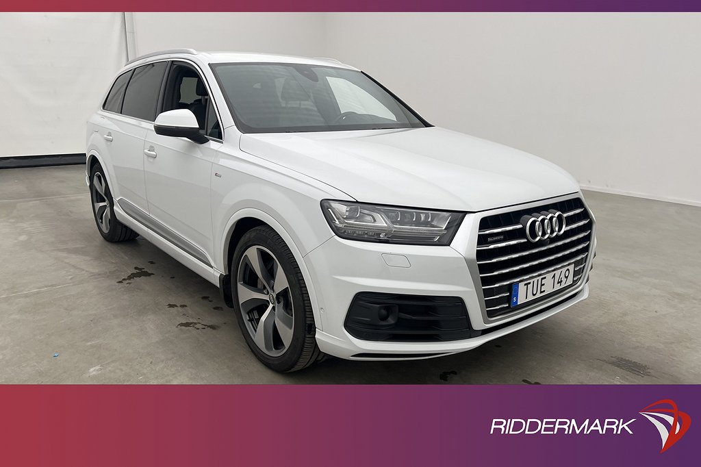 Audi Q7 50 TDI Q. 286h S-Line 7sits Cockpit BOSE D-Värm Luft