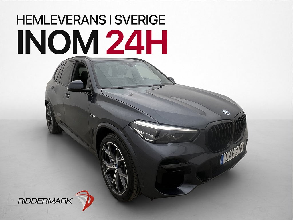 BMW X5 xDrive45e M Sport Pano B-Kamera Luftfjädring Drag