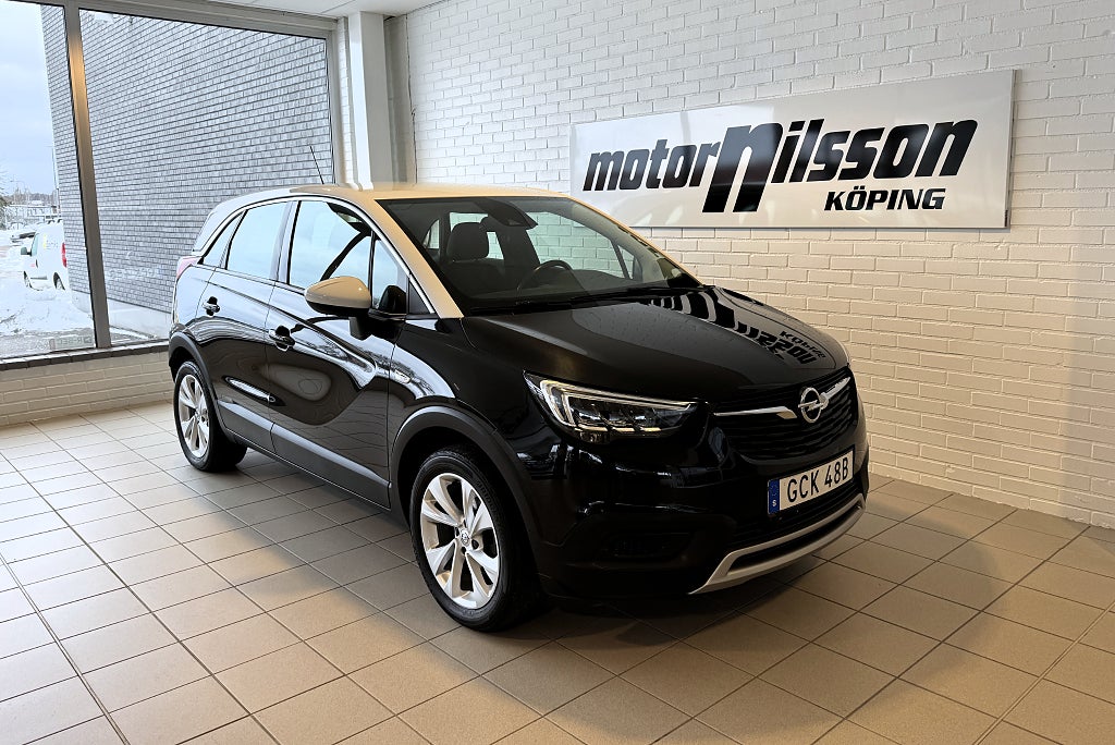 Opel Crossland X 1.2T 110hk Aut Dynamic V-hjul Drag M-värmare Nyservad