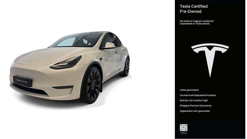 Tesla Model Y Performance Certified Pre-Owned 3,84% ränta