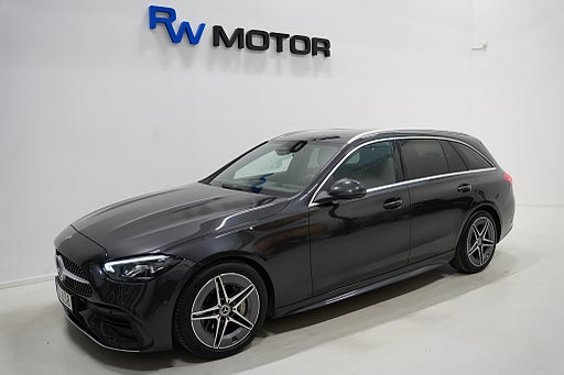 Mercedes-Benz C 200 T d 163hk AMG D-värmare B-kamera Dragkrok Navi