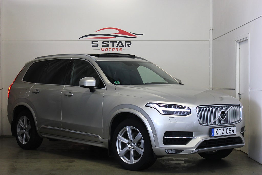 Volvo XC90 D5 AWD Inscription 225hk 7-Sits B&W |Panorama| 360°|HUD