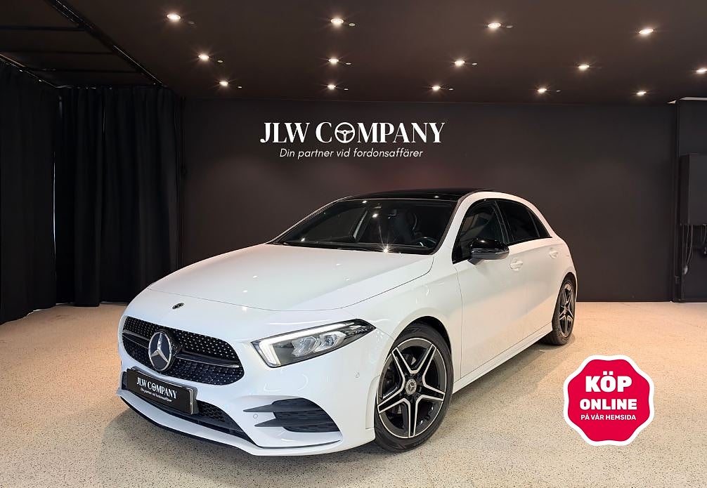 Mercedes-Benz A 200 7G-DCT AMG | Panorama | Dragkrok | Widescreen