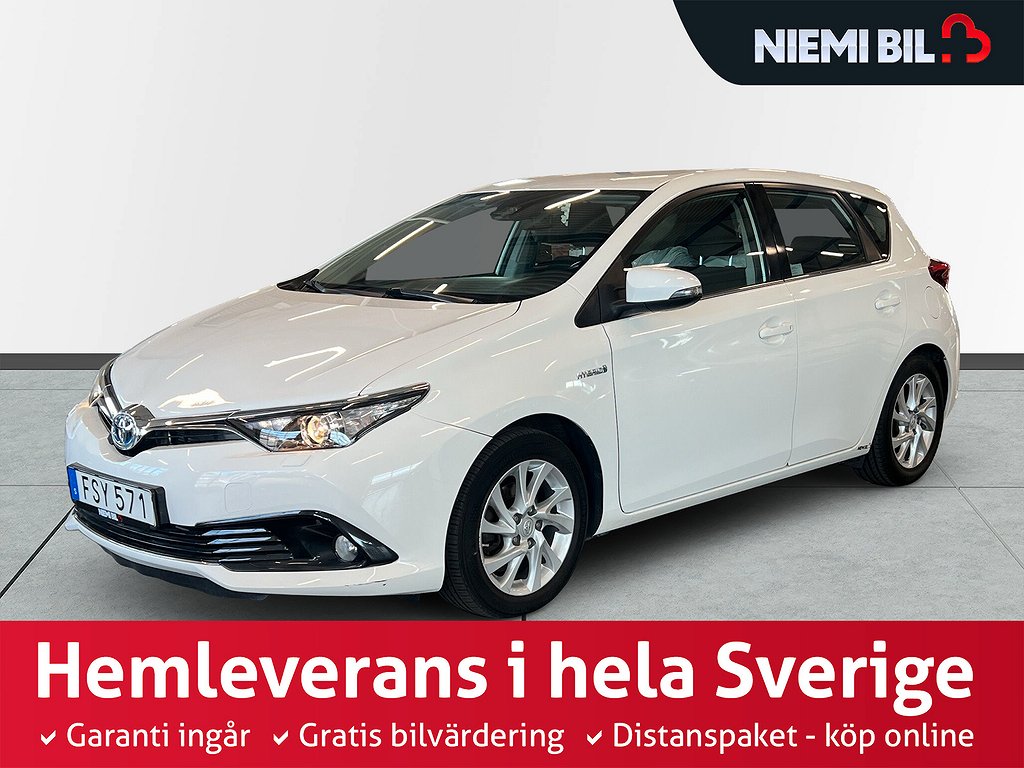 Toyota Auris Hybrid e-CVT S&V-hjul/Kamera/Motorvärmare