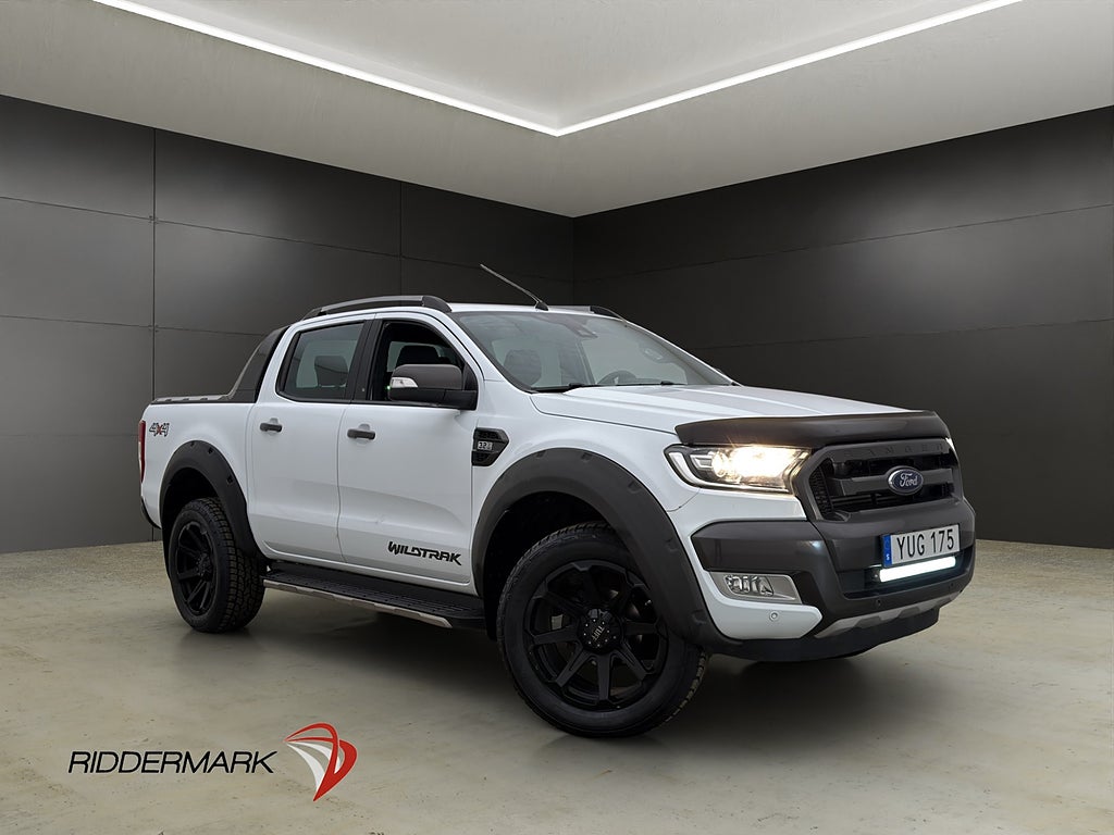 Ford ranger Wildtrak 200hk 4x4 Värm Drag Diff CARPLAY Moms