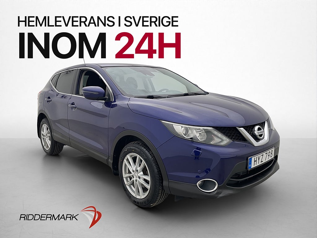 Nissan Qashqai 115hk Acenta Kamera Farthållare P-sensorer