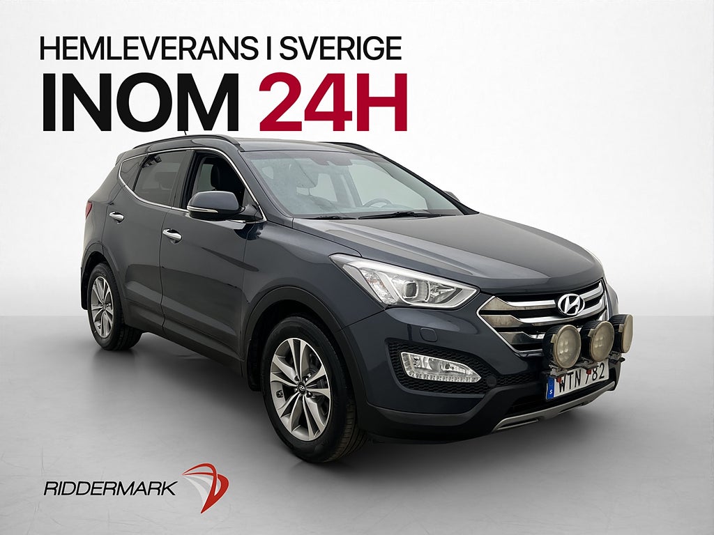 Hyundai Santa Fe 2.2 CRDi 4WD 7-Sits Drag Kamera Skinn Navi