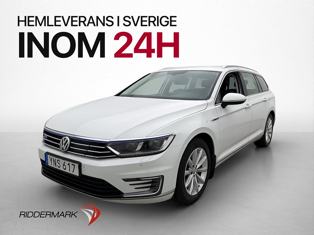 Volkswagen Passat GTE Drag 0,17l/mil CarPlay Adptv-F ISOFIX