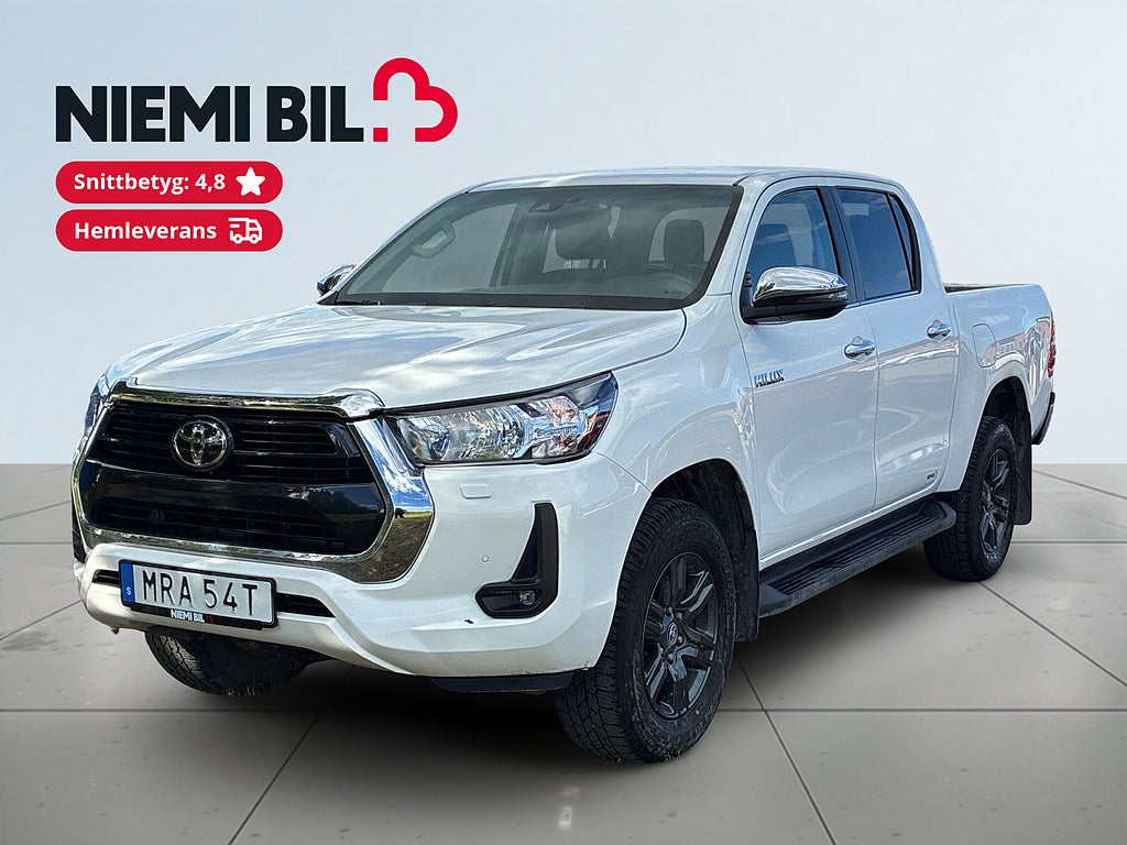Toyota Hilux Dubbelhytt 2.4 AWD MOMS Drag Mvärm Bkamera S&V