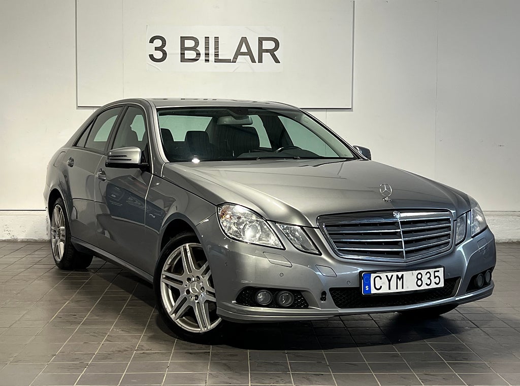 Mercedes-Benz E 200 CGI BlueEFFICIENCY Skinn Motorvärmare PDC Nyservad