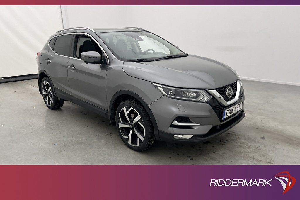 Nissan Qashqai 1.3 DIG-T 160hk Tekna 360° Pano Navi Keyless