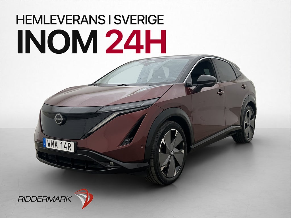 Nissan Ariya 87 kWh 242hk Evolve Pano BOSE Head Up 360° Navi