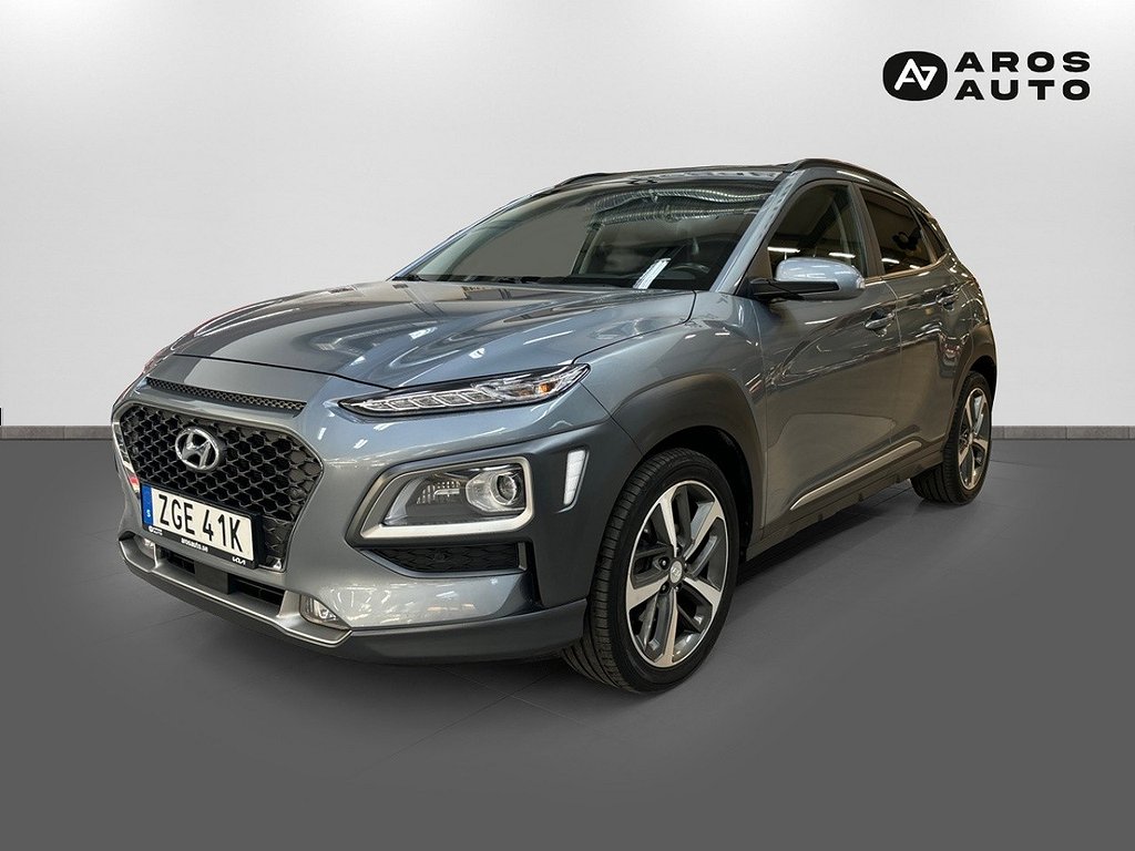 Hyundai Kona 1.6 T-GDI AWD DCT Premium V-hjul M-värmare Drag