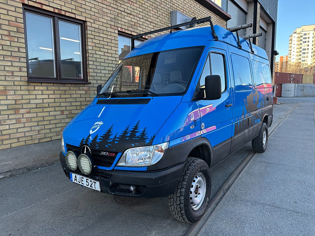 Mercedes-Benz Sprinter 313 CDI, 4x4, Husbil, Mycket påkostad, Unikt bygge