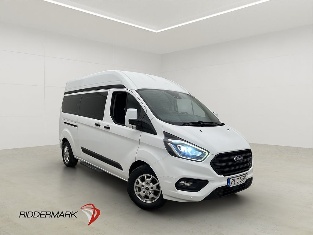 Ford Transit Custom Kombi L2H2 Värm B-Kam CARPLAY 9-Sit Moms