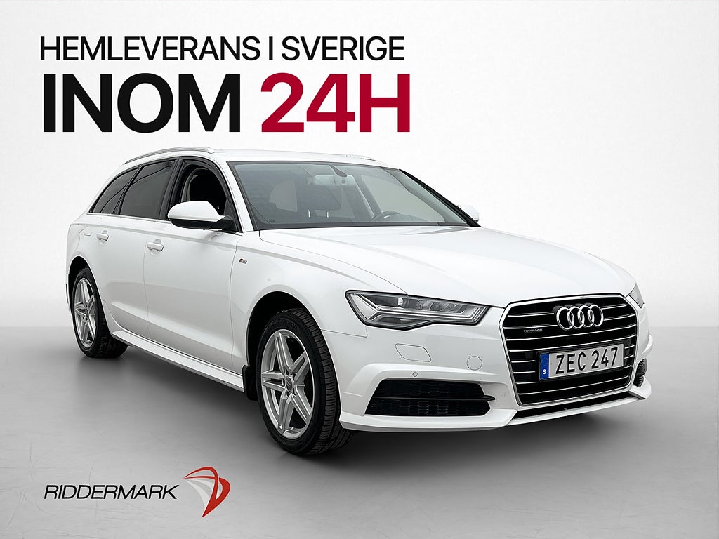 Audi A6 Avant TDI Quattro 190hk S-Line Värmare Matrix Drag