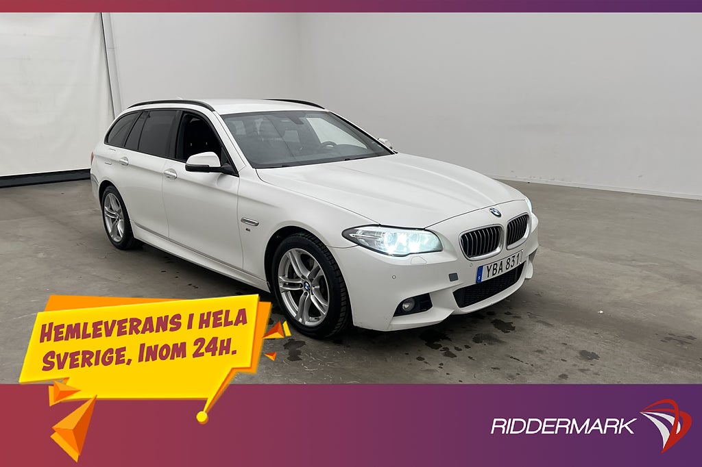 BMW 520 d 190hk xDrive M-Sport Dragkrok Skinn Sensorer