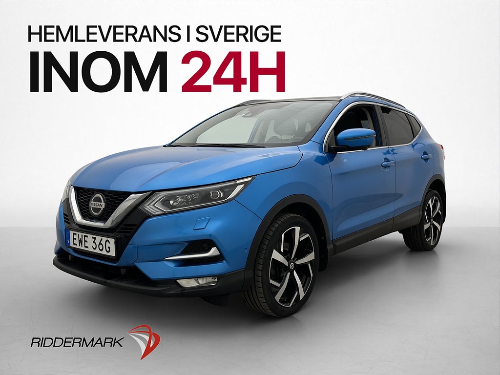 Nissan Qashqai 1.3 DIG-T 160hk Tekna Panorama 360° Navi