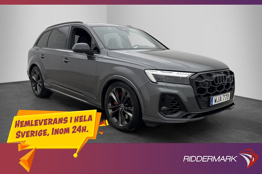 Audi Q7 60 TFSI e Q S-Line MOMS Luft Pano Cockpit B&O Läder