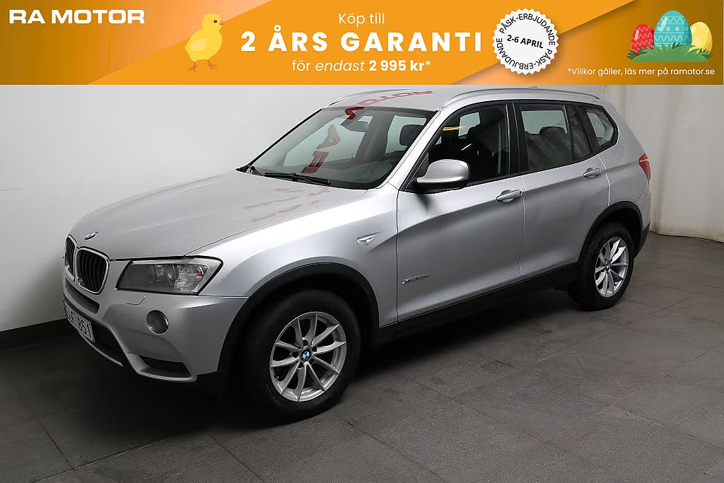 BMW X3 xDrive20d 184hk Aut Motorv Dragkrok 2013