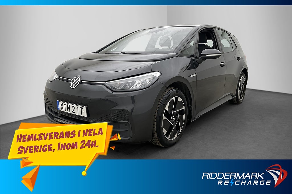 Volkswagen ID.3 Pro Performance Värmare CarPlay Rattvärme