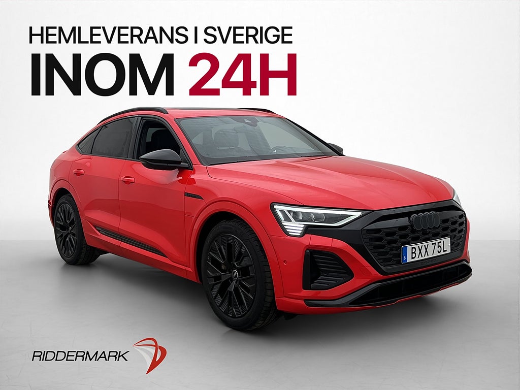 Audi Q8 Sportback 55 e-tron Q S-Line Pano B&O Luftfjäd 360°
