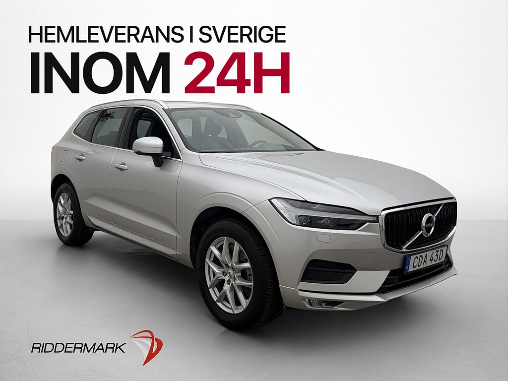 Volvo XC60 B4 AWD 197hk Panorama Läder H/K Kamera Drag Värm