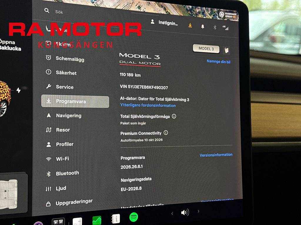 Tesla Model 3 Performance 513hk AWD | Pano | Skinn | Kamera | AP 2019