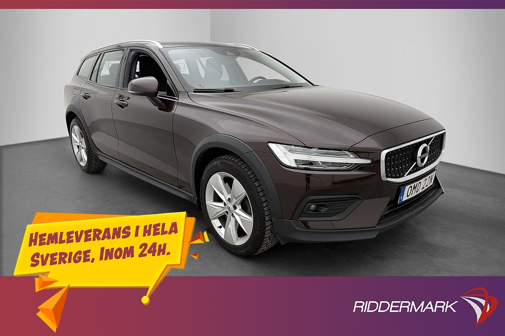 Volvo V60 Cross Country D4 190hk AWD Värm Massage Drag Skinn