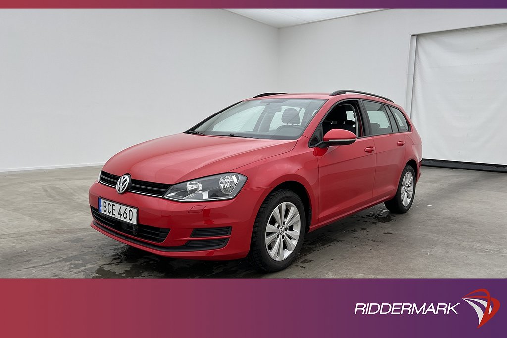 Volkswagen Golf 1.2 TSI 105hk Värmare Sensorer Låg-Skatt