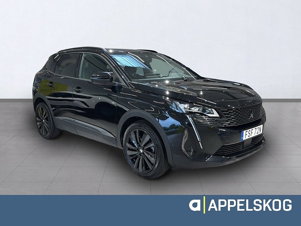 Peugeot 3008 GT PT130 AUT Black Pack |RÄNTA 3,99%|V-HJUL INGÅR| thumbnail