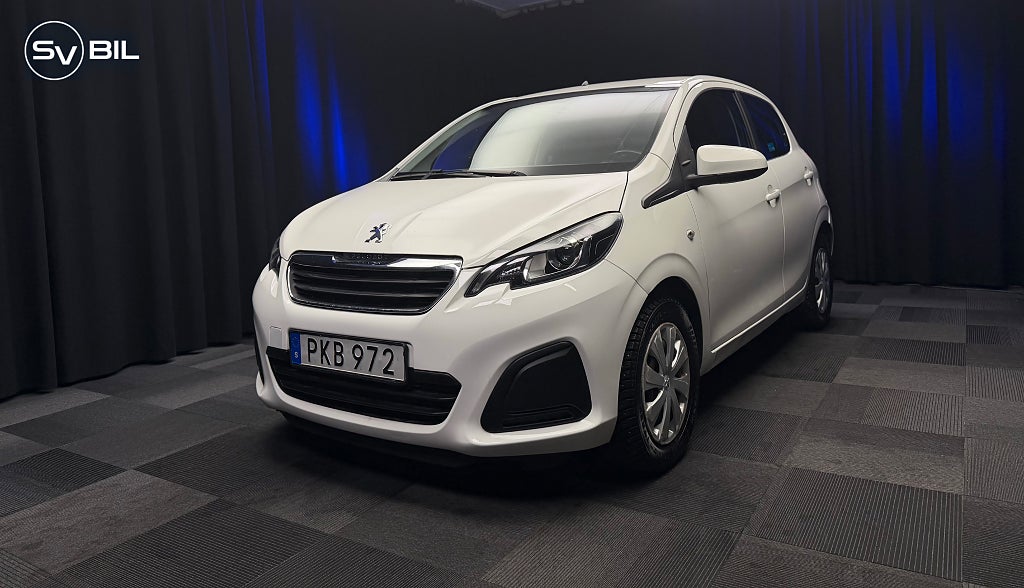 Peugeot 108 5-dörrar 1.0 VTi ETG5 Euro 6