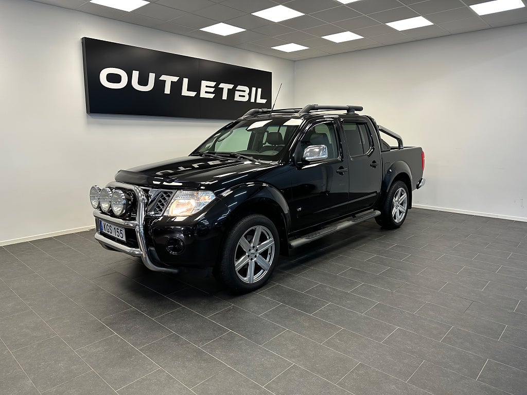 Nissan Navara Dubbelhytt 3.0 dCi V6 4x4 Drag Navi Värmare Taklucka