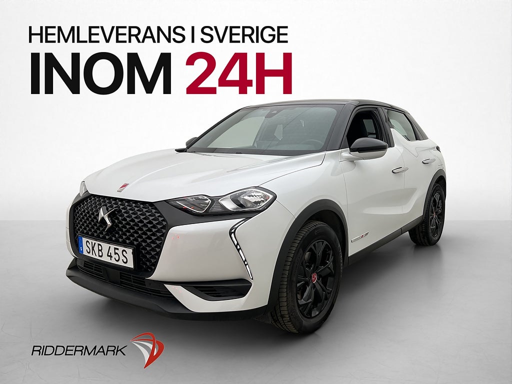 DS 3 Crossback 1.2 Puretech 360° Drag Carplay Halvskinn