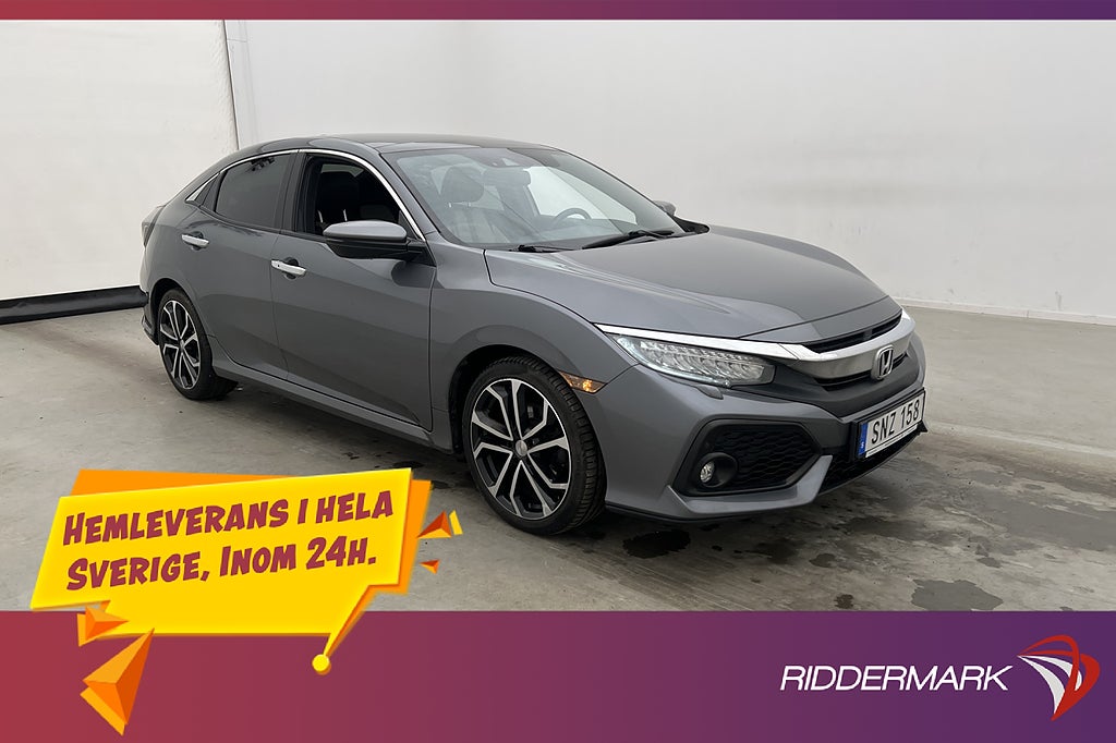 Honda Civic 1.5 i-VTEC Turbo Taklucka Backkamera Skinn Navi