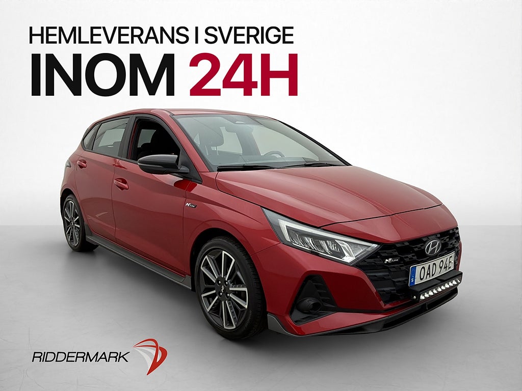 Hyundai i20 1.0 T-GDI 120hk N-Line Kamera Rattvärme CarPlay