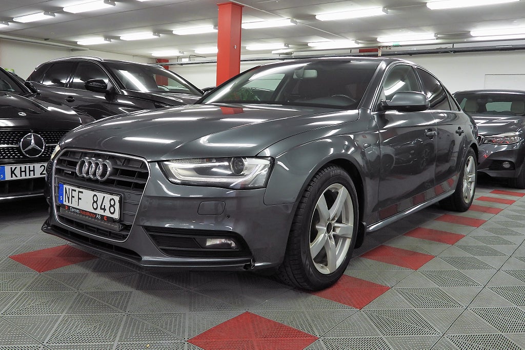 Audi A4 2.0 TDI DPF quattro S Tronic Proline SoV Hjul Räntan fr 1.95%
