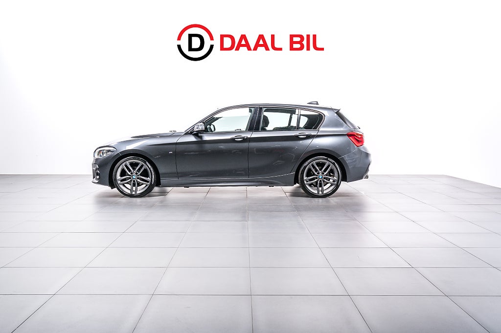 BMW 118I 5-D 136HK M SPORT AERODYNAMIK MANUELL SKINN P-SENS 