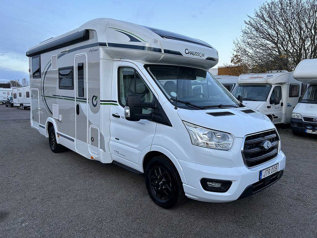 Chausson 627 GA Titanium Ultimate Långbäddar 530 mil