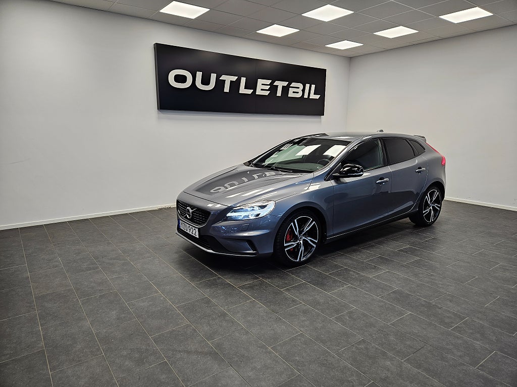 Volvo V40 R-Design T3 152hk Geartronic 18" PDC Polestardetaljer