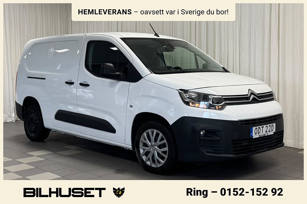 Citroën Berlingo  Lång 1.5 BlueHDi AUT VÄRMARE DRAG MOMS/VAT